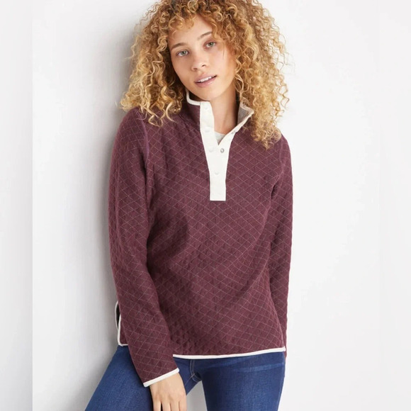 Marine Layer Reversible Lady Corbet in Heather Grey/Port Royal Woman’s Medium - Picture 1 of 13